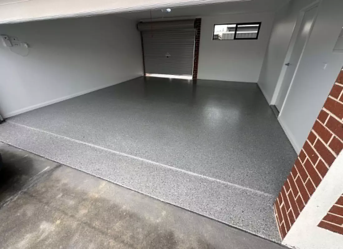 Garage floor in Woodcroft